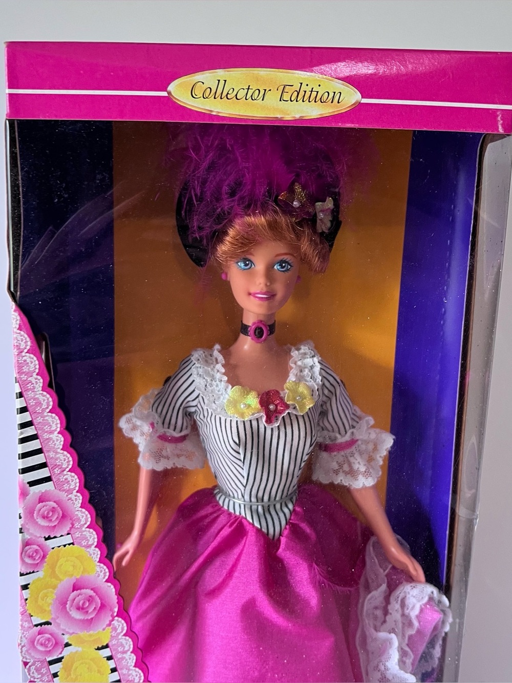 Vintage Barbie Dolls Of The World NIB Second Editions French Strawberry Blonde